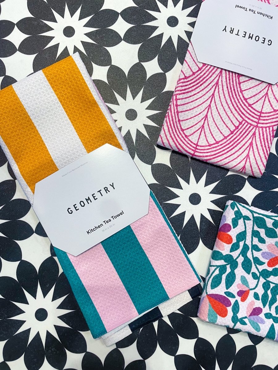 Geometry: Stacked Stripes Tea Towel - Revel Boutique