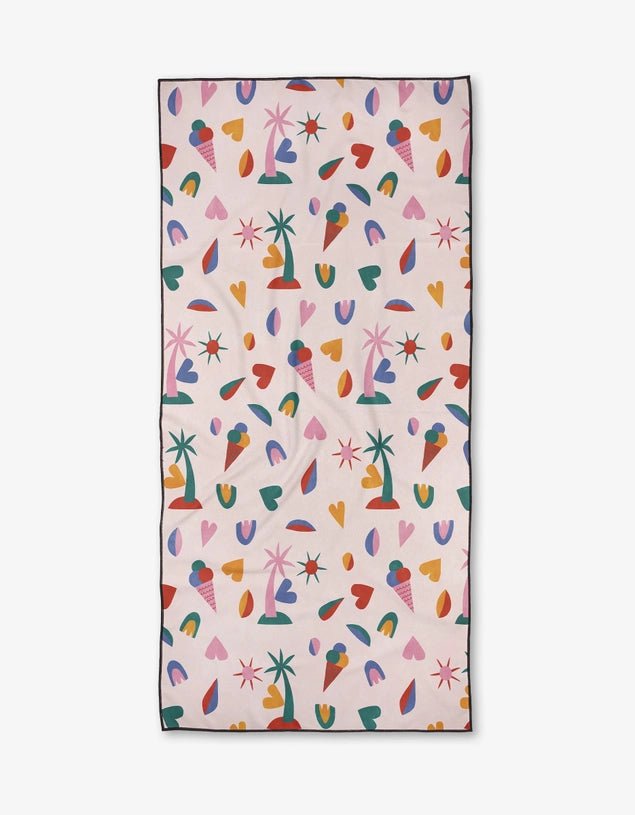Geometry: Summer Love Beach Towel - Revel Boutique