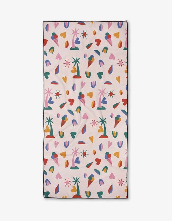 Geometry: Summer Love Beach Towel - Revel Boutique