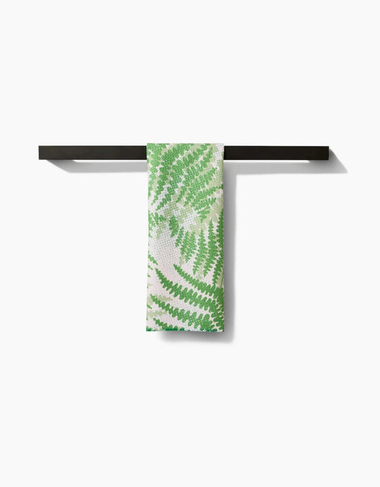 Load image into Gallery viewer, Geometry: Swaying Leaf Tea Towel - Revel Boutique
