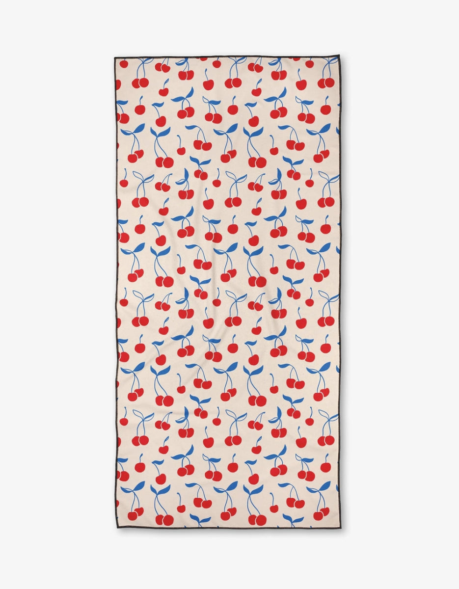 Geometry: Very Cherry Beach Towel - Revel Boutique
