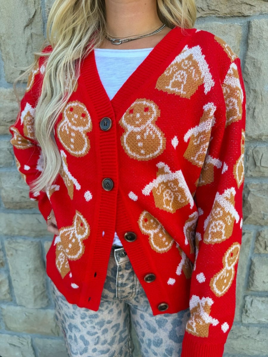 Gingerbread Lane Cardigan - Revel Boutique