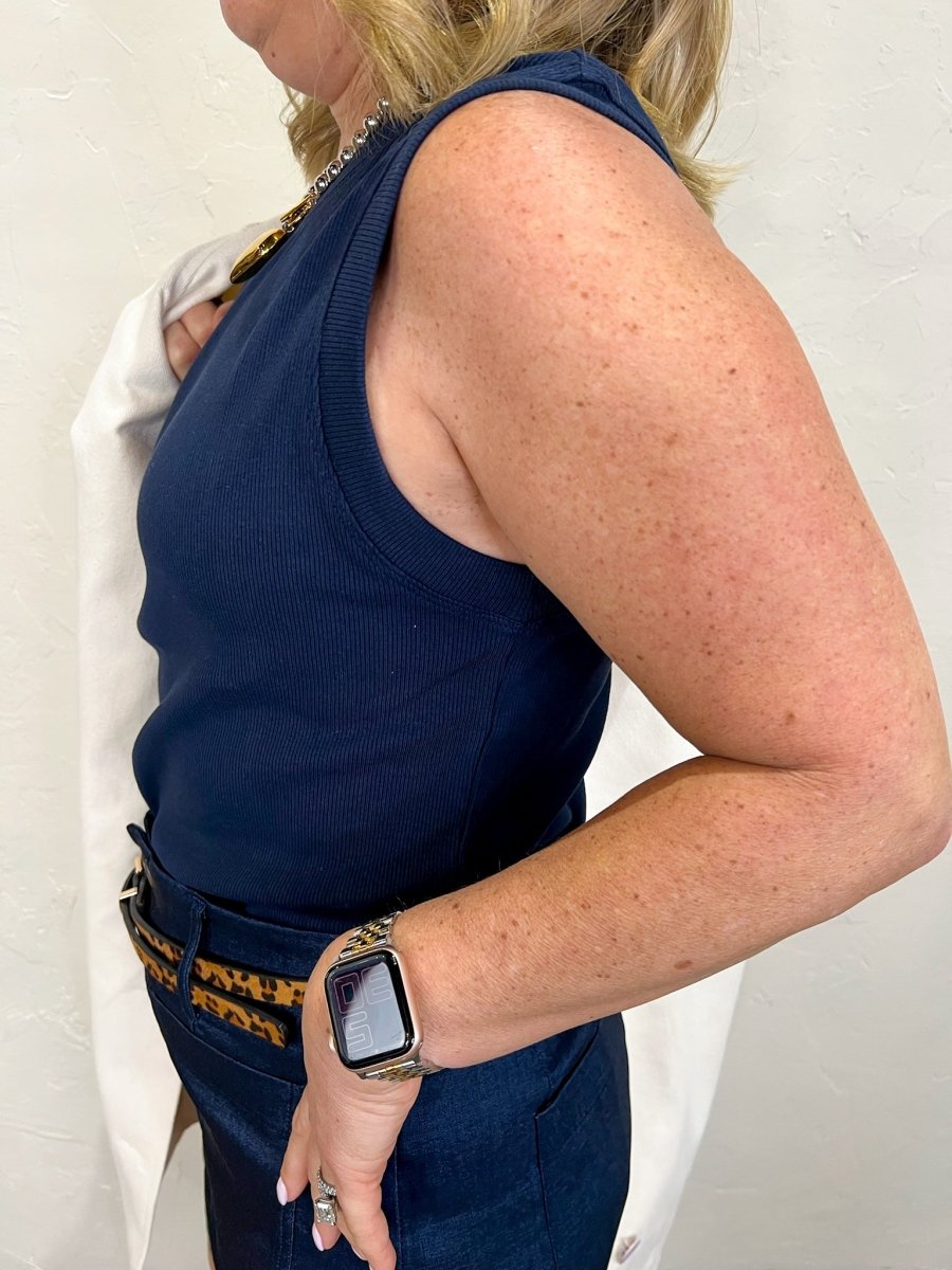 Girls Day Out Tank - Midnight Blue - Revel Boutique