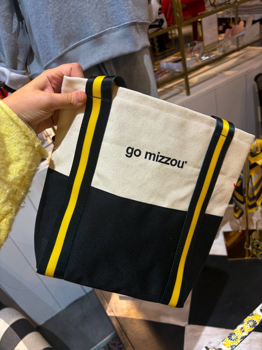 go mizzou mini boat tote - Revel Boutique