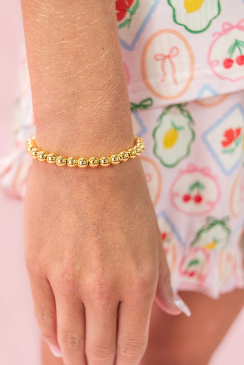 Golden Halo Beaded Bracelet - Revel Boutique
