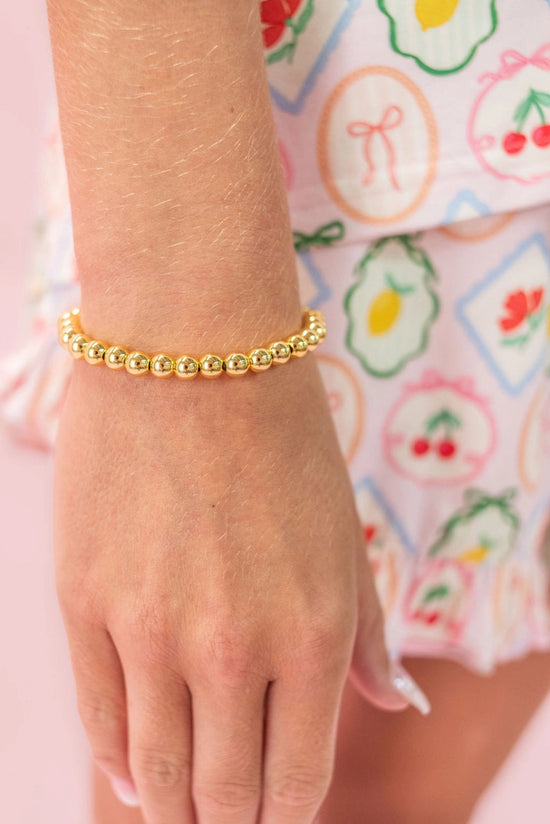 Golden Halo Beaded Bracelet - Revel Boutique