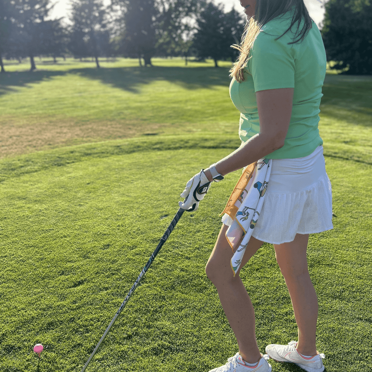 Golf Girl Magnetic Golf Towel - Revel Boutique