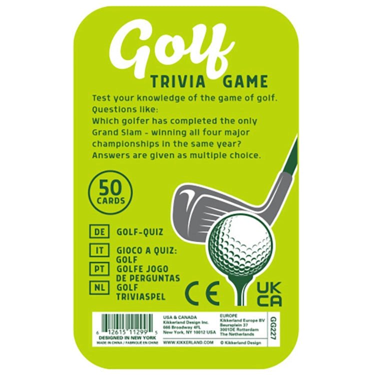 Golf Trivia Game - Revel Boutique