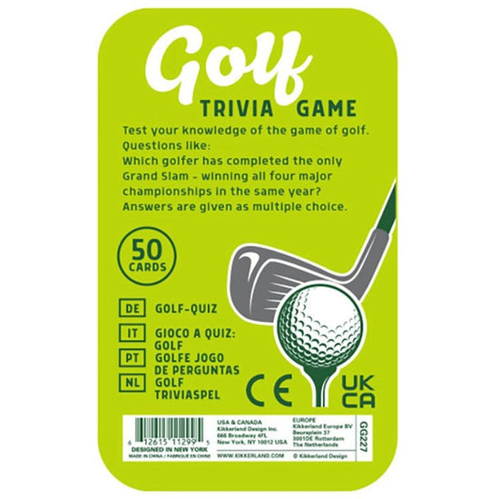 Golf Trivia Game - Revel Boutique