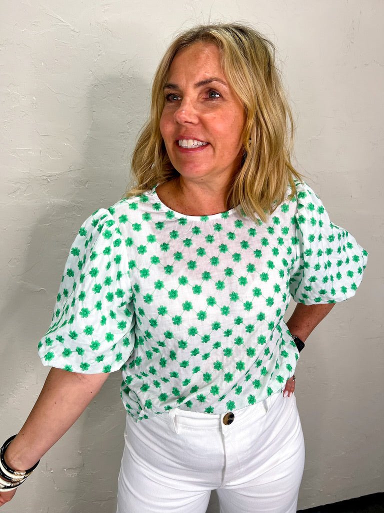 Good Luck Charm Blouse - Revel Boutique