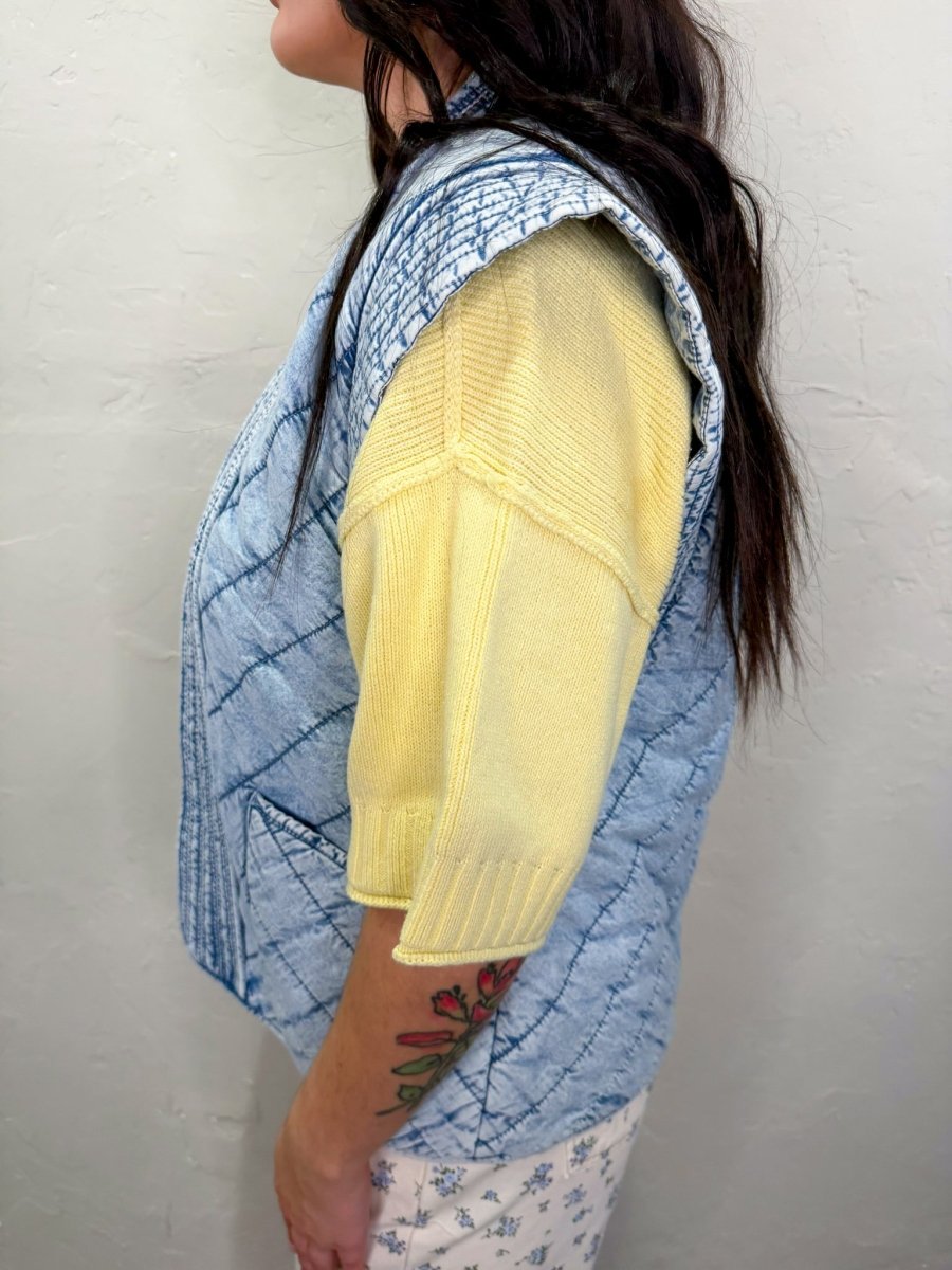 Hannah Quilted Vest - Revel Boutique