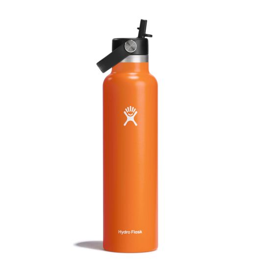 Hydro Flask: 24 oz Standard Mouth w Flex Straw Cap - Revel Boutique
