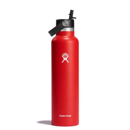 Hydro Flask: 24 oz Standard Mouth w Flex Straw Cap - Revel Boutique