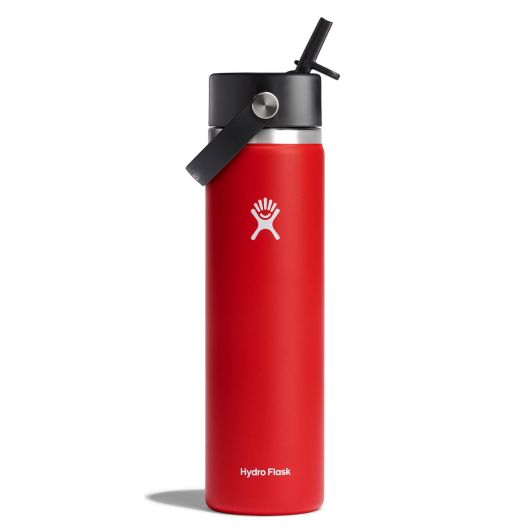 Hydro Flask: 24 oz Wide Mouth w Flex Straw Cap - Revel Boutique