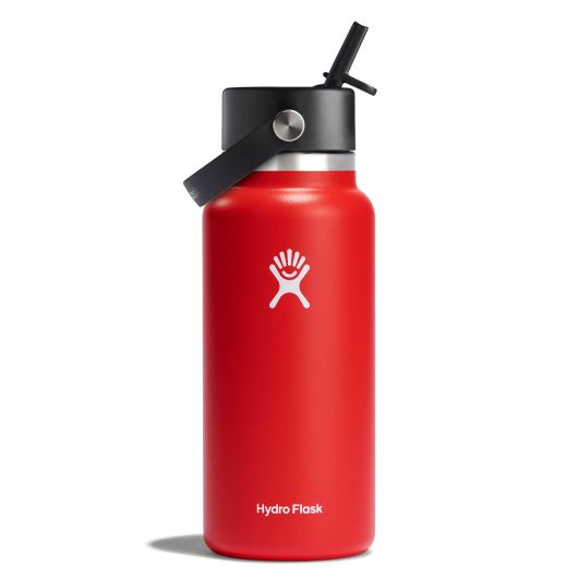 Hydro Flask: 32 Oz Wide Mouth w Straw Cap - Revel Boutique
