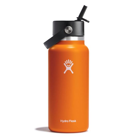 Hydro Flask: 32 Oz Wide Mouth w Straw Cap - Revel Boutique