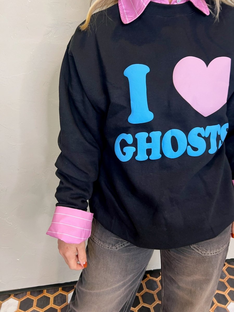 I Love Ghosts Sweatshirt - Revel Boutique