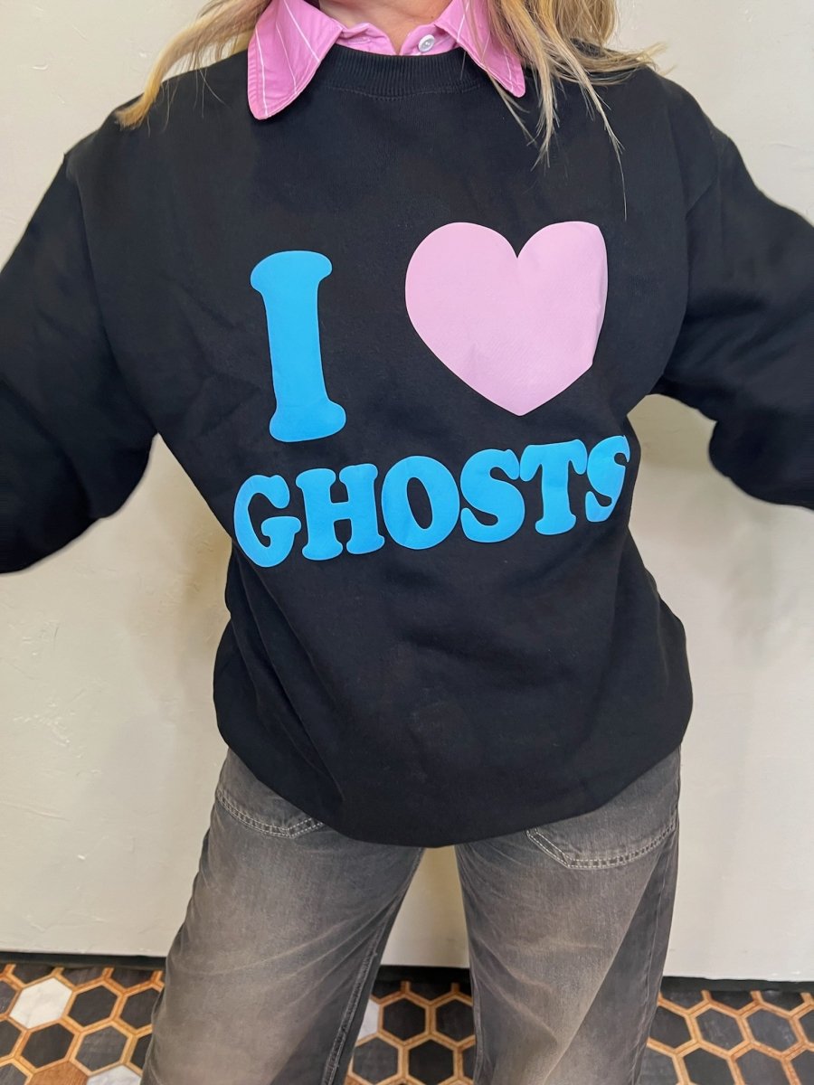 I Love Ghosts Sweatshirt - Revel Boutique