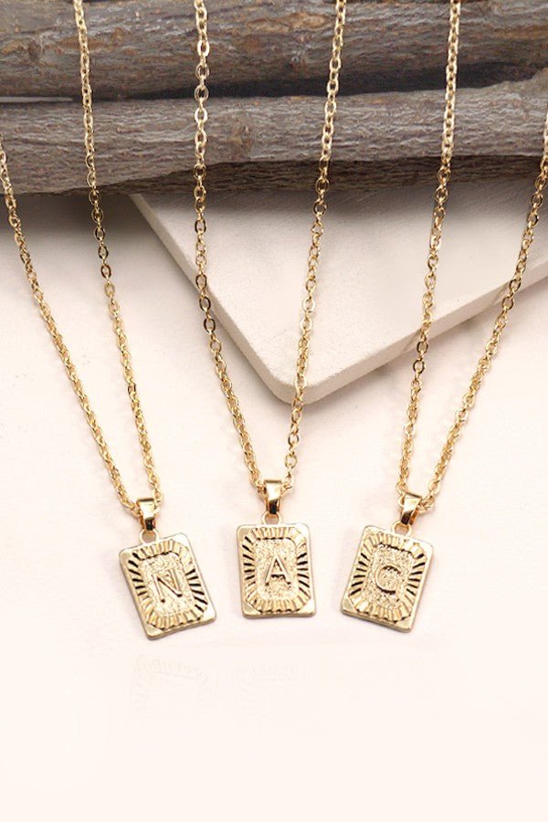 Identity Petite Initial Necklace - Revel Boutique