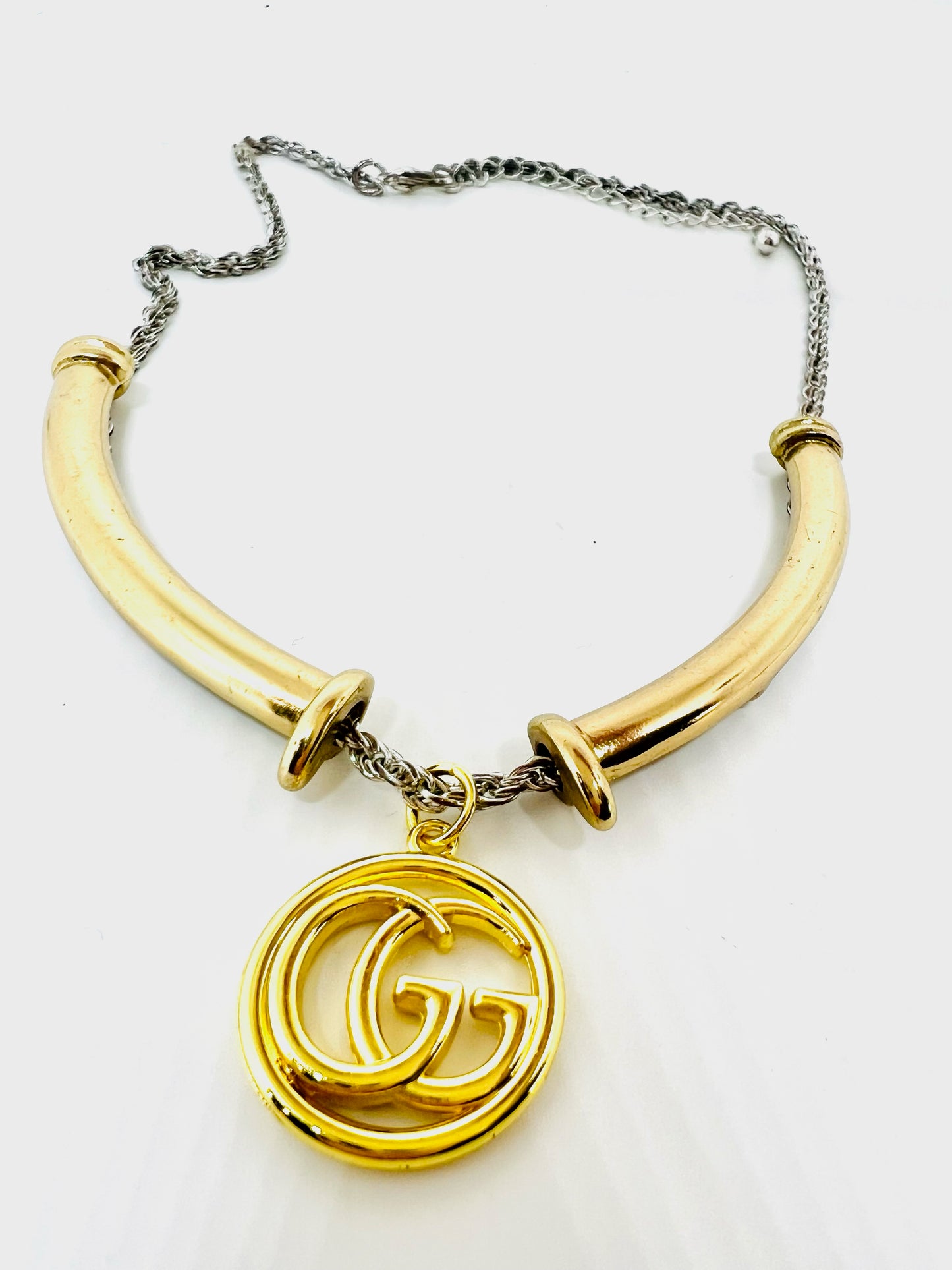 Gold Vintage Repurposed Charm Necklace