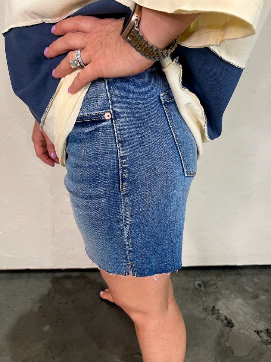 Instant Classic Denim Short - Revel Boutique