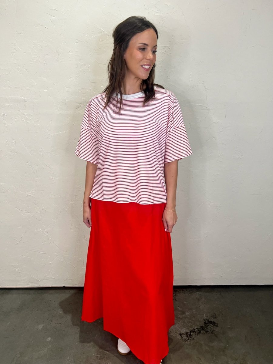 Isla Skirt - Red - Revel Boutique