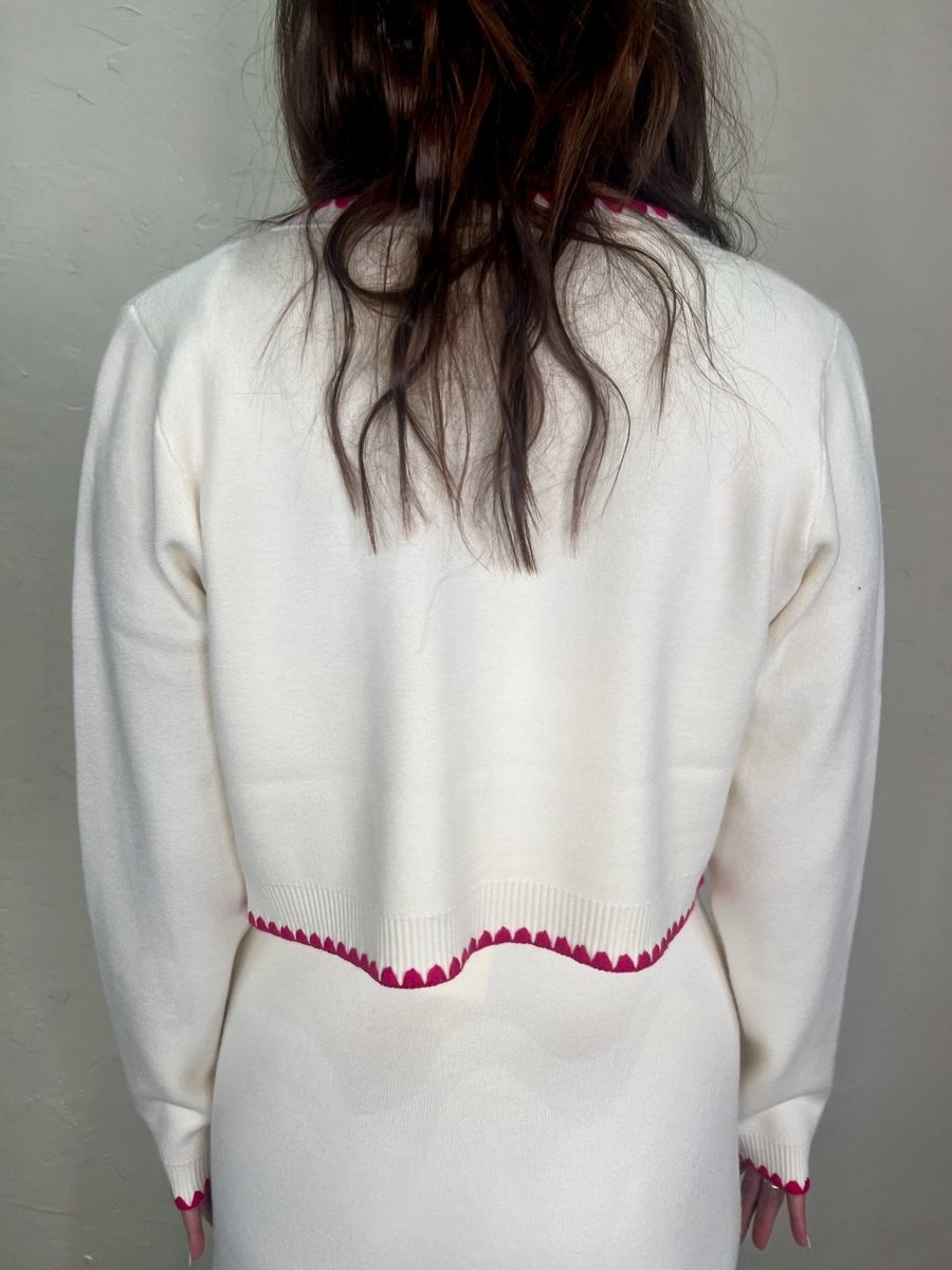Italian Summer Embroidered Cardigan - Revel Boutique