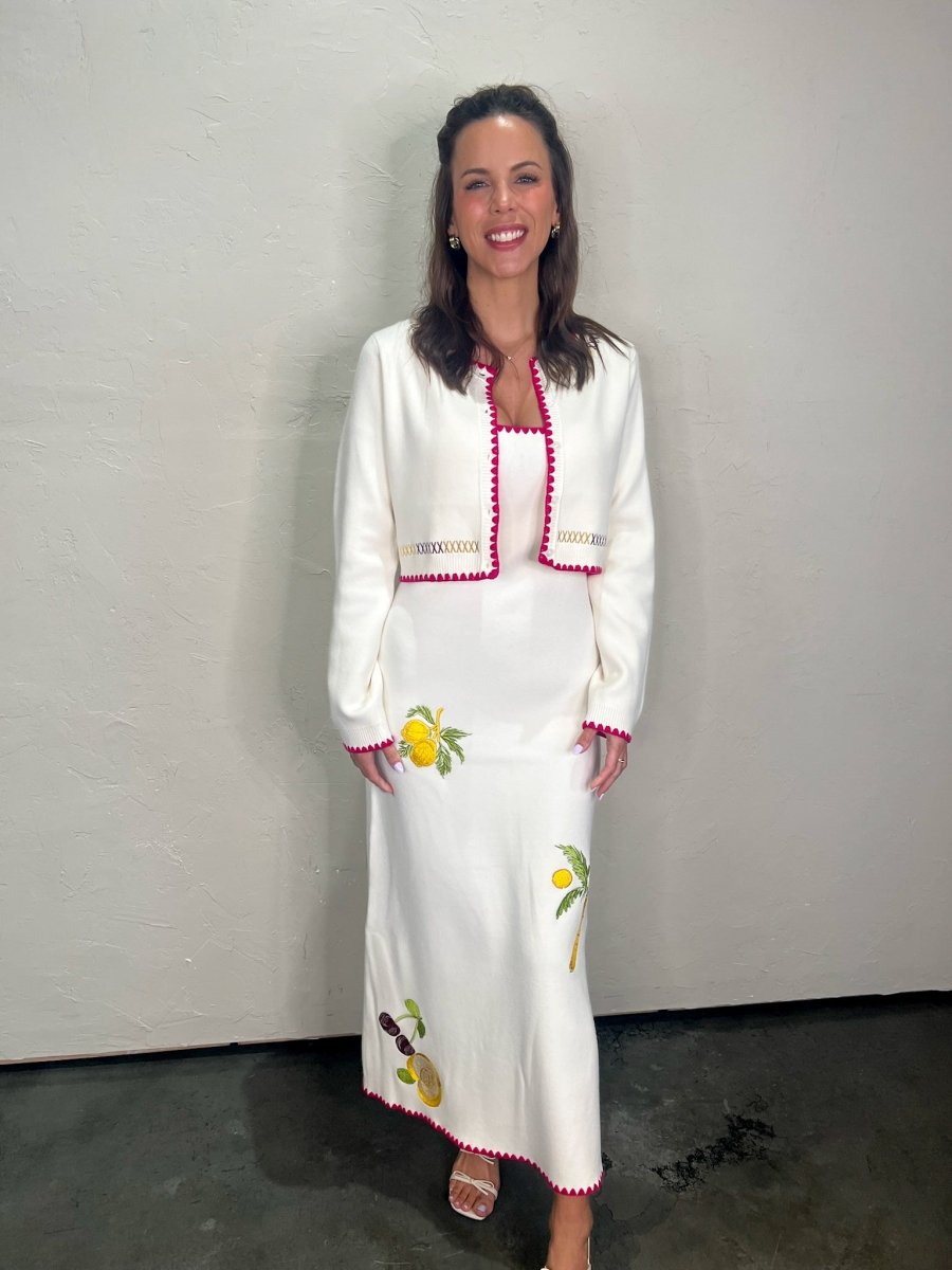 Italian Summer Embroidered Midi - Revel Boutique