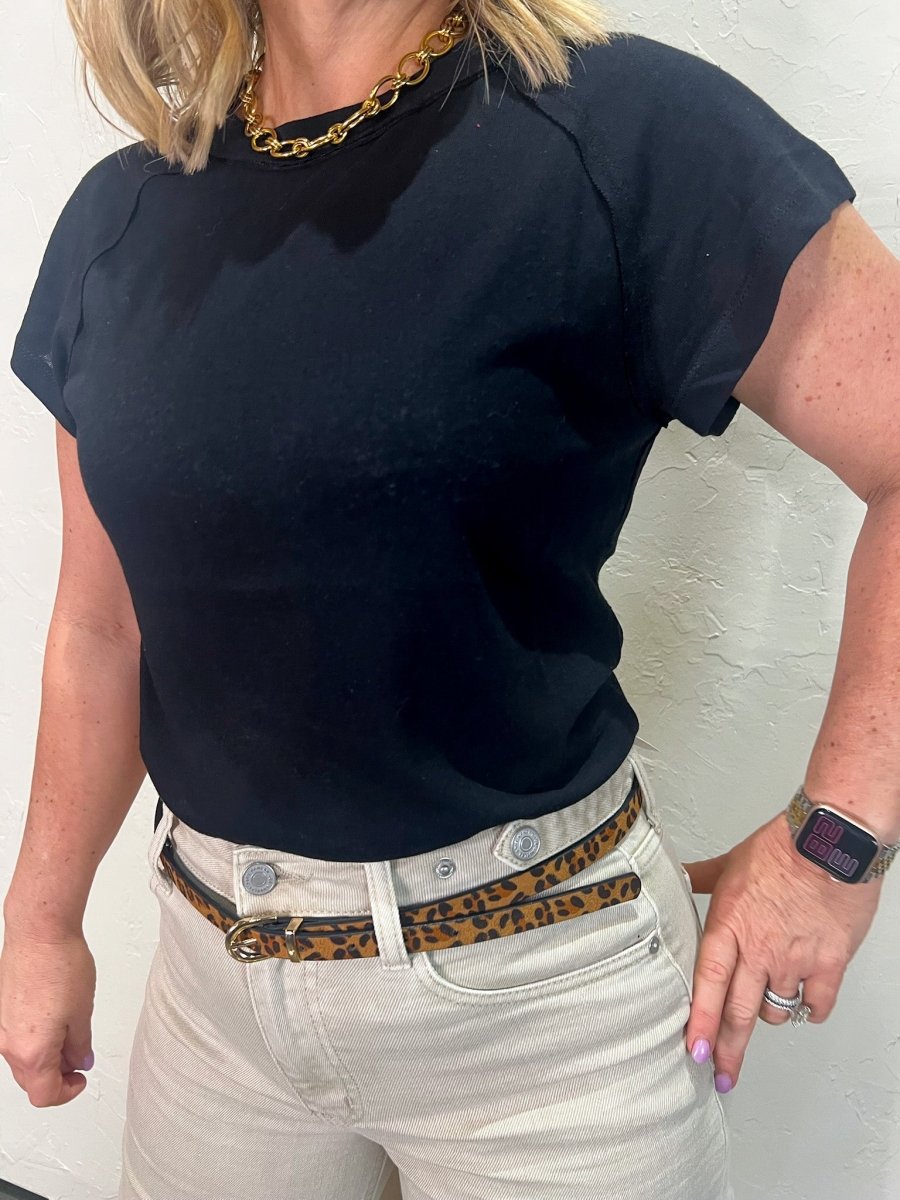 Ivy Tee - Black - Revel Boutique