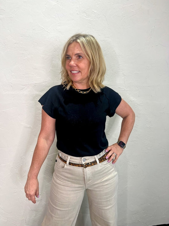 Ivy Tee - Black - Revel Boutique