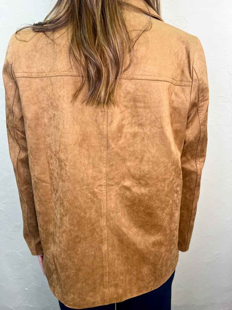 Jade Suede Blazer - Revel Boutique