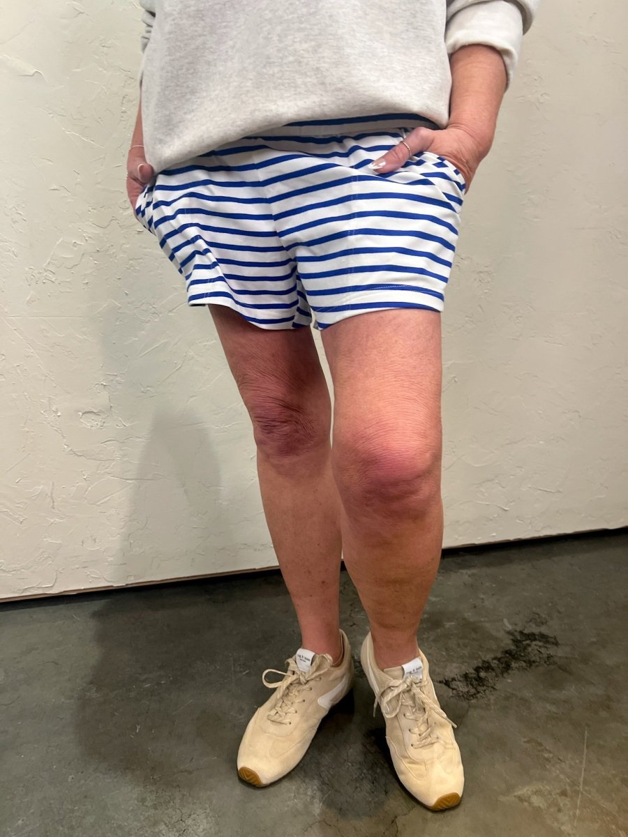 Janie Shorts - Blue - Revel Boutique