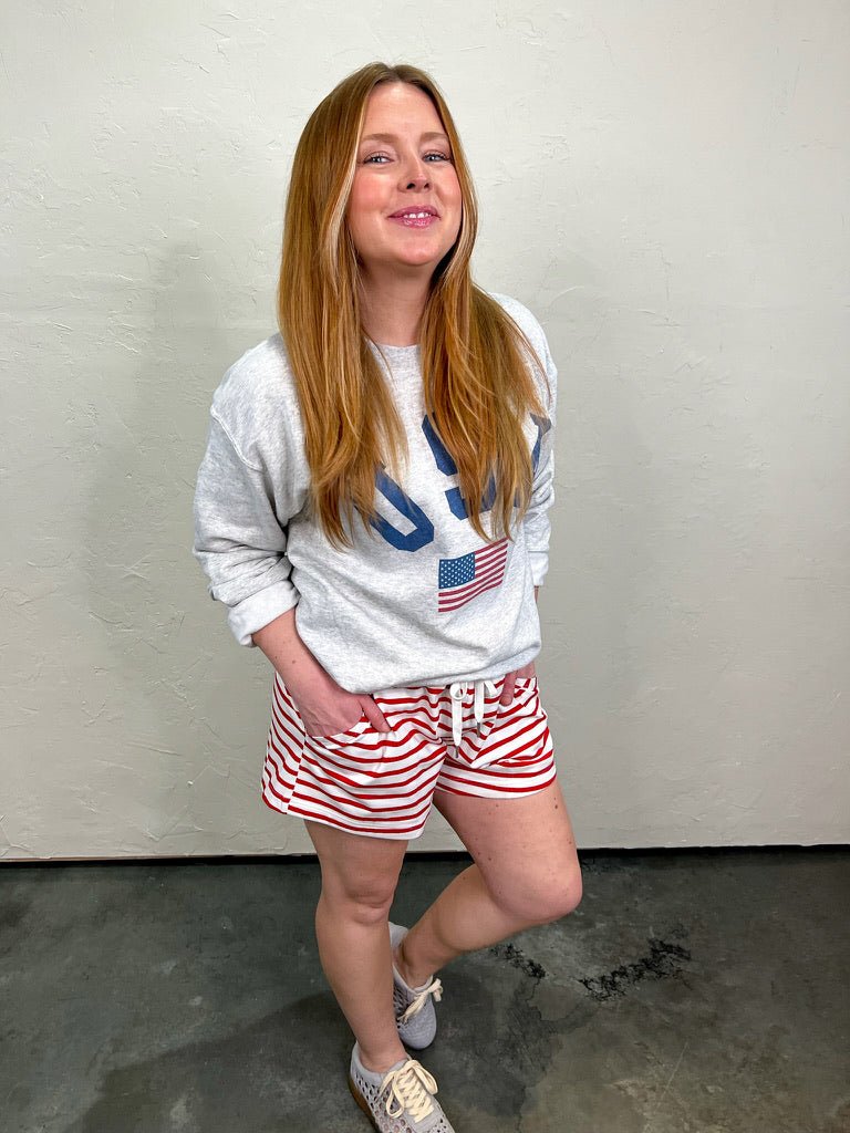 Janie Shorts - Red - Revel Boutique
