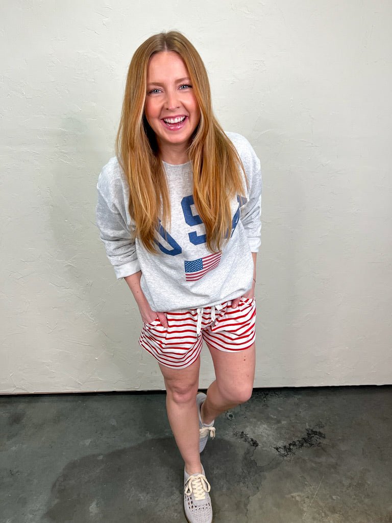 Janie Shorts - Red - Revel Boutique
