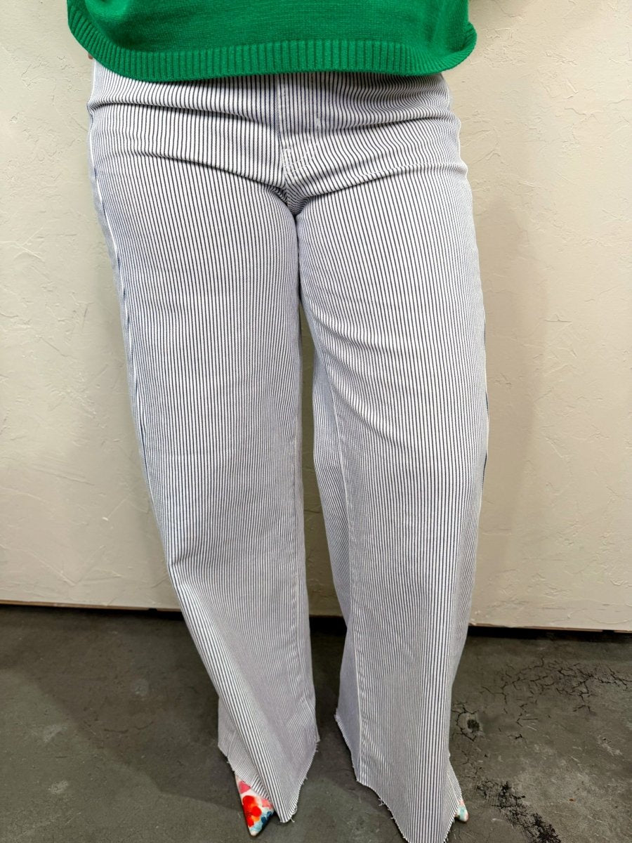 Joni Railroad Stripe Jeans - Revel Boutique