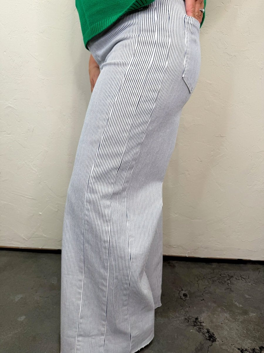 Joni Railroad Stripe Jeans - Revel Boutique