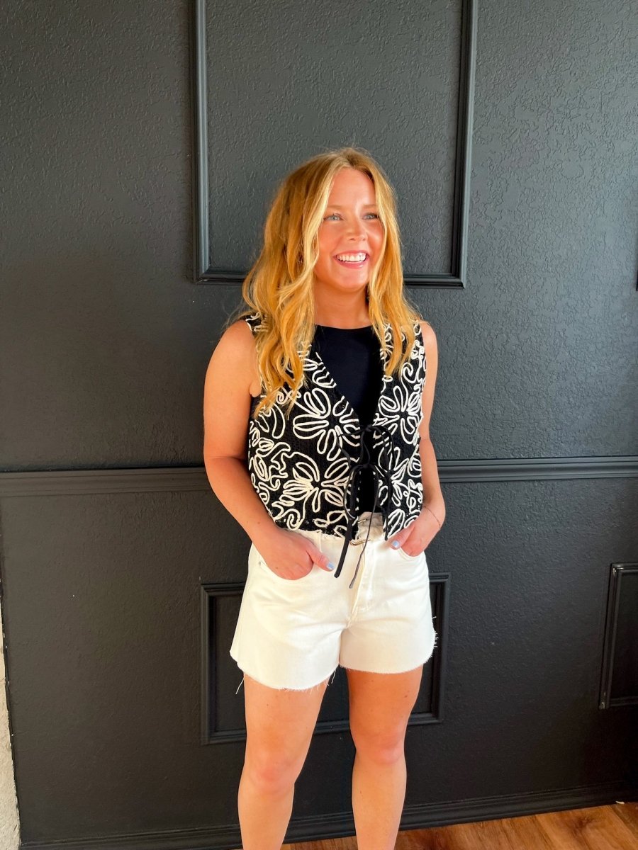 Josie Braided Belt Shorts - Revel Boutique
