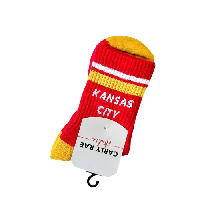 Kansas City Crew Socks - Red - Revel Boutique