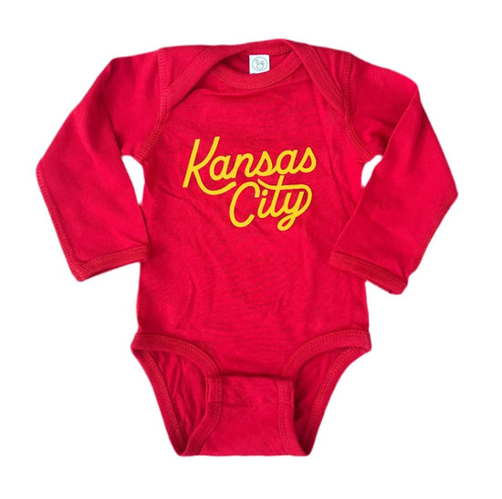 Kansas City Script Onesie - Revel Boutique