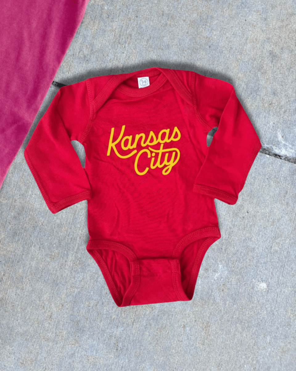 Kansas City Script Onesie - Revel Boutique