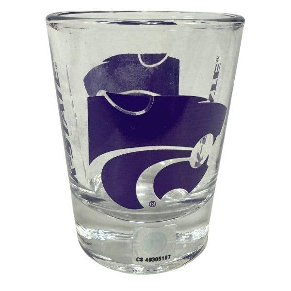 Kansas State Shot Glass - 2OZ Gameday Style Shot Glasses - Revel Boutique