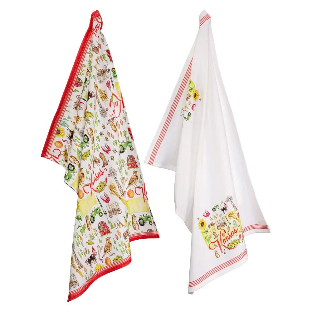 Kansas State Tea Towels Set - Revel Boutique
