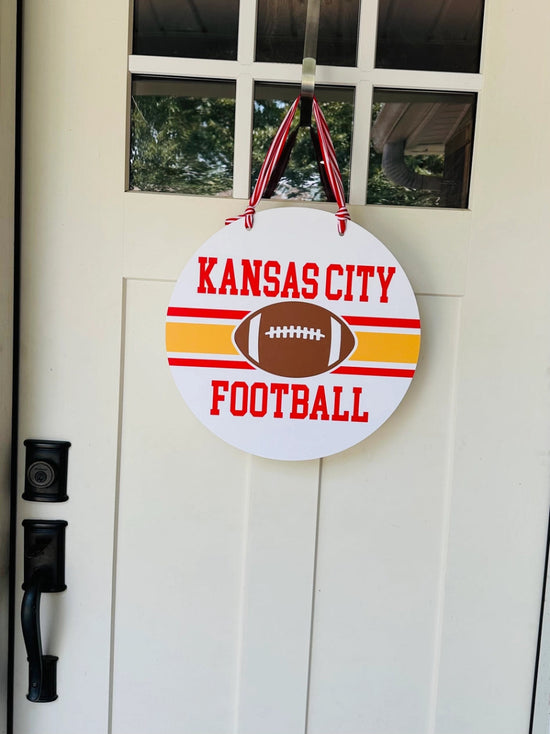 KC Football Sign - Revel Boutique