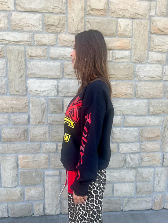 KC Football Sleeve Sweatshirt - Revel Boutique