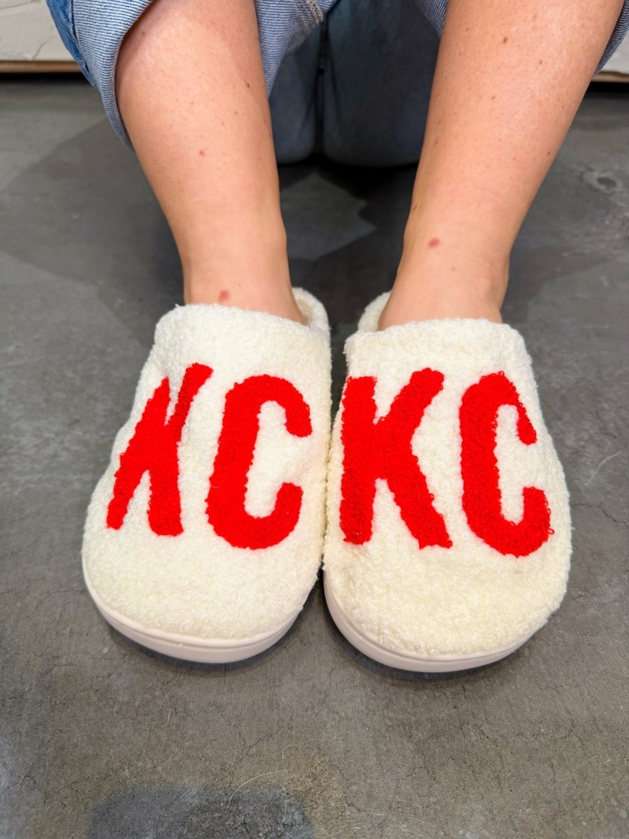 KC Fuzz Slippers - Revel Boutique