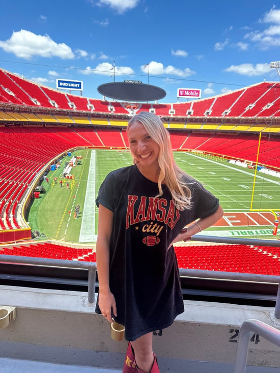 KC Graphic Tee Dress - Black - Revel Boutique