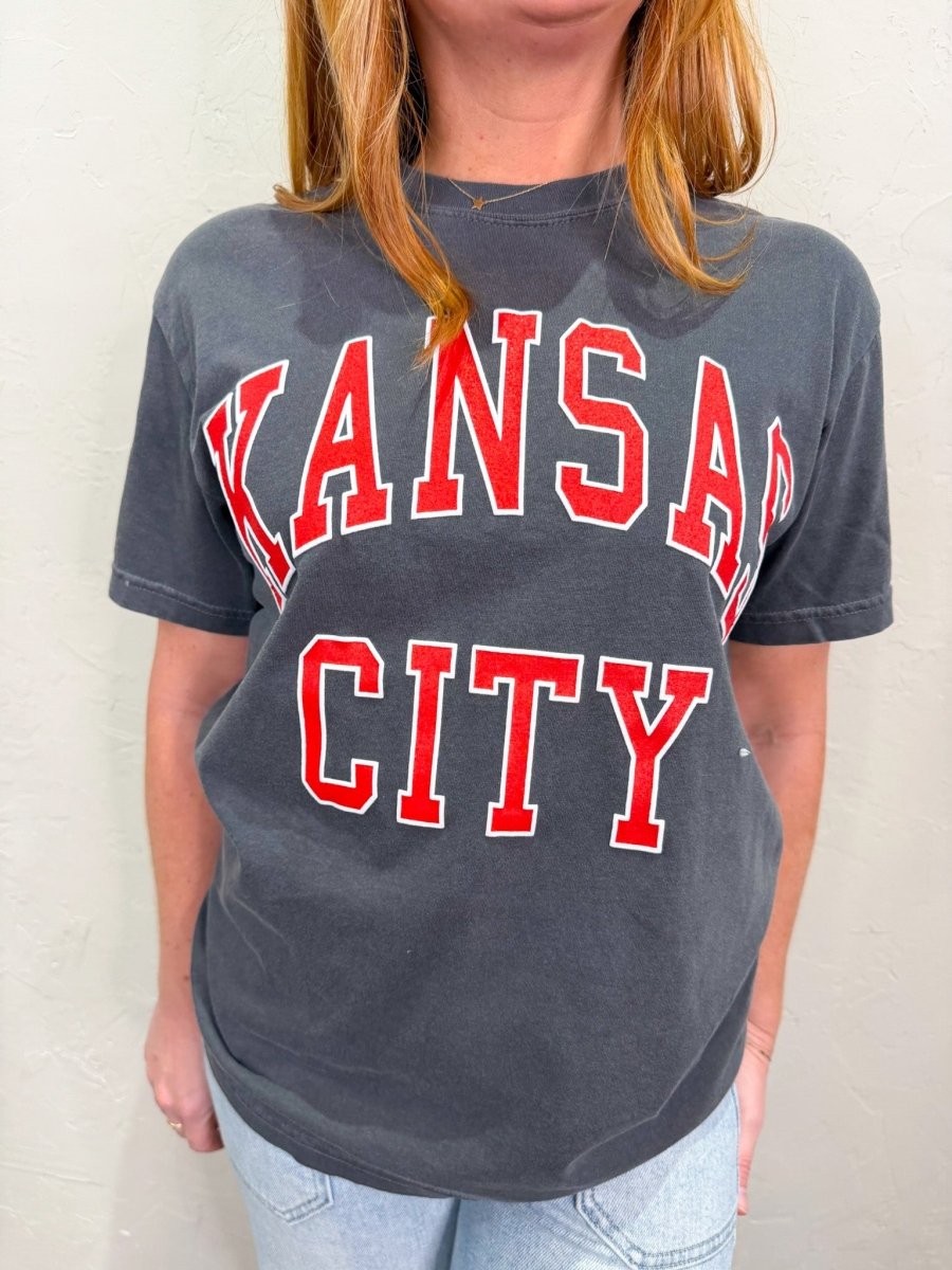 KC Vintage Outline Tee - Revel Boutique