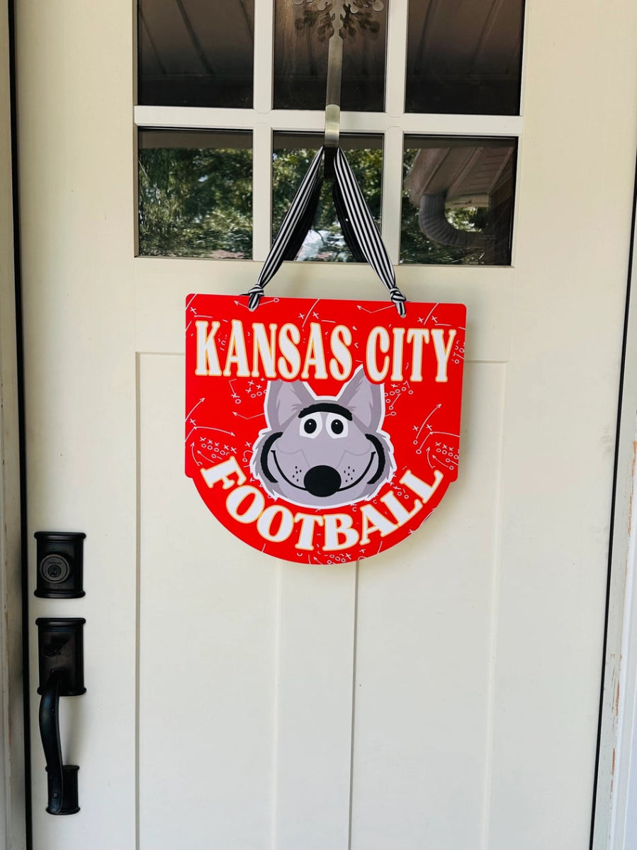 KC Wolf Door Sign - Revel Boutique