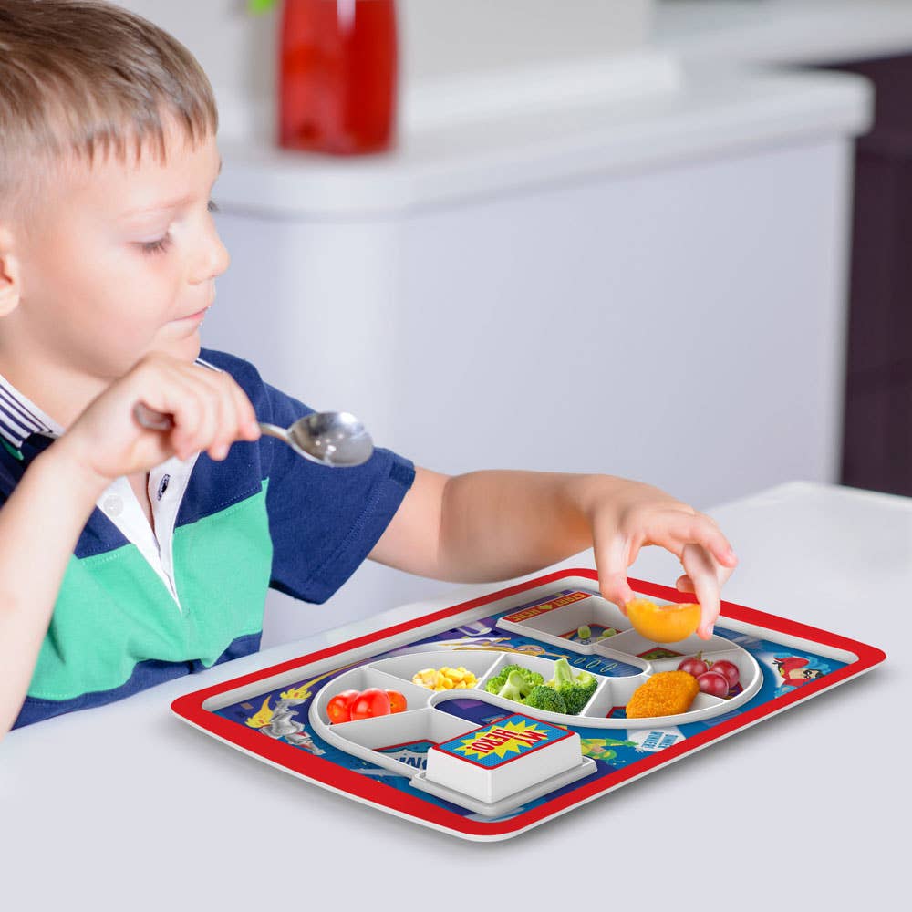 Kids Plate - Superhero - Revel Boutique