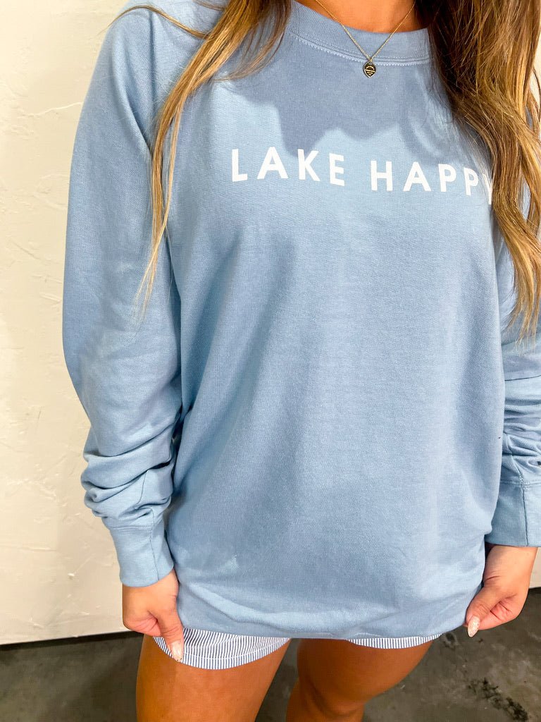 Lake Happy Sweatshirt - Revel Boutique